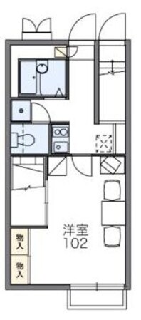 レオパレスピュアブリーズの物件間取画像